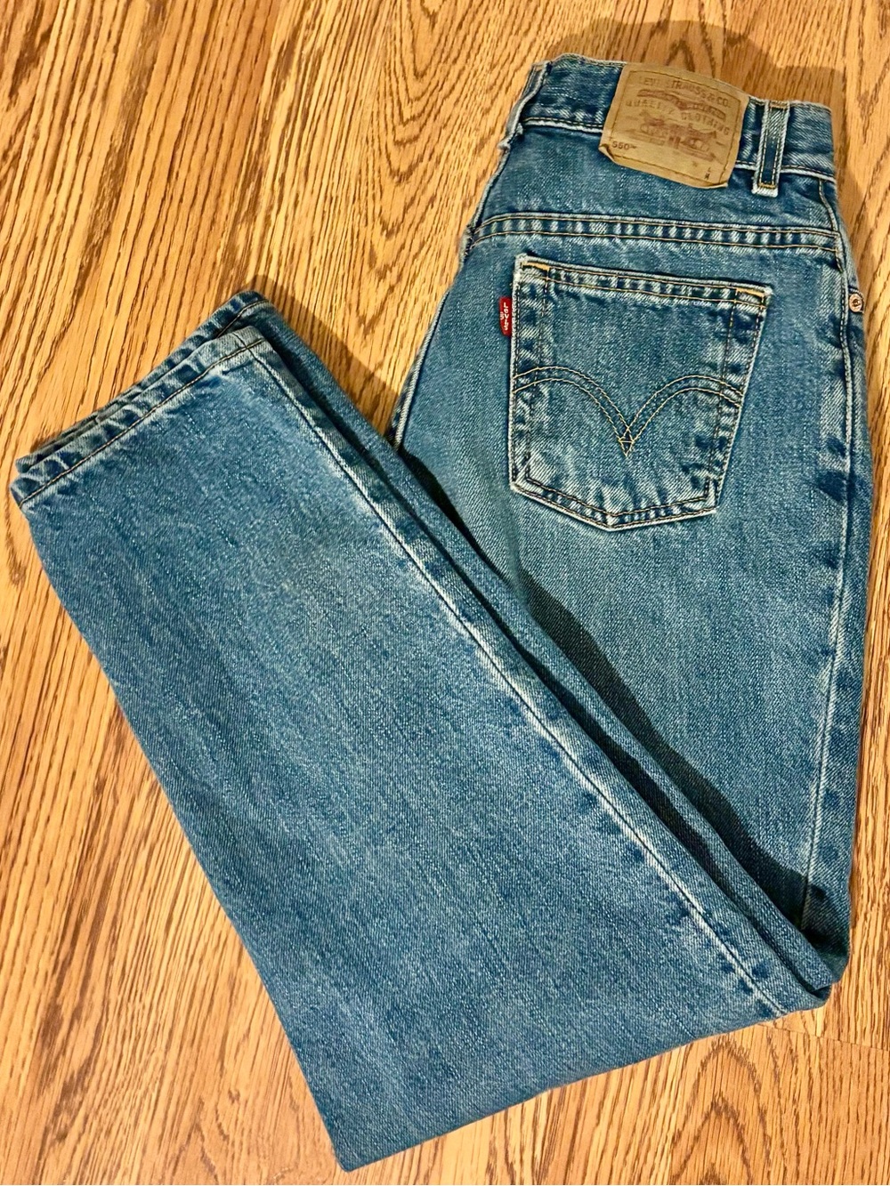 Levi’s 550 Relaxed Fit Women’s Sz.6P High Rise Tapered Mom Jeans Y2K/90s VTG EUC